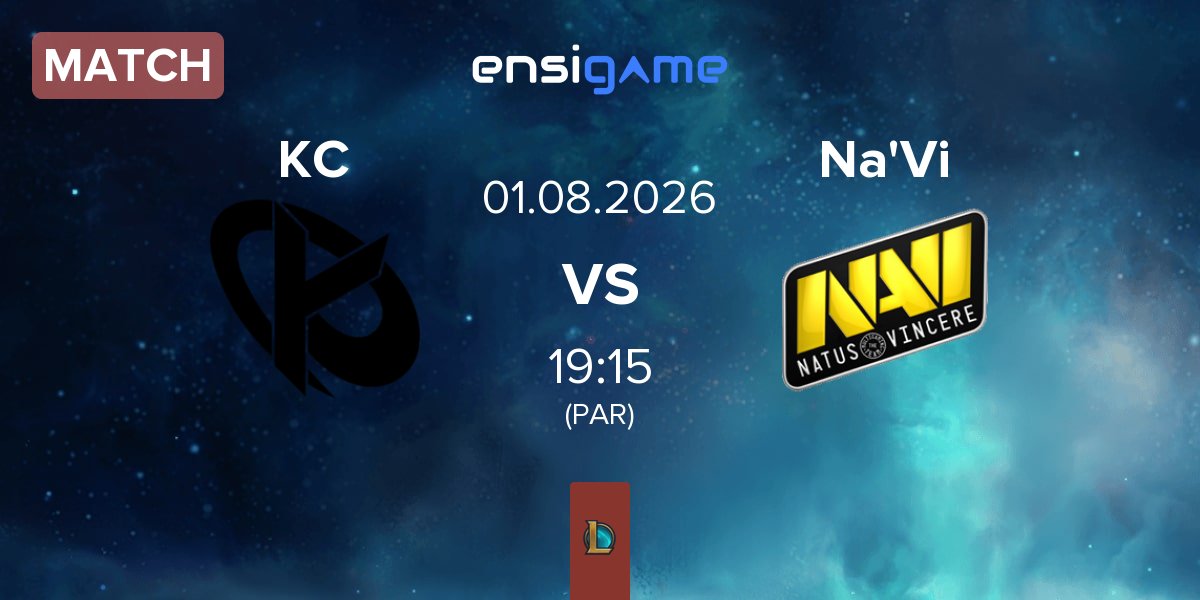 Partida Karmine Corp KC vs Natus Vincere Na'Vi | 01.08
