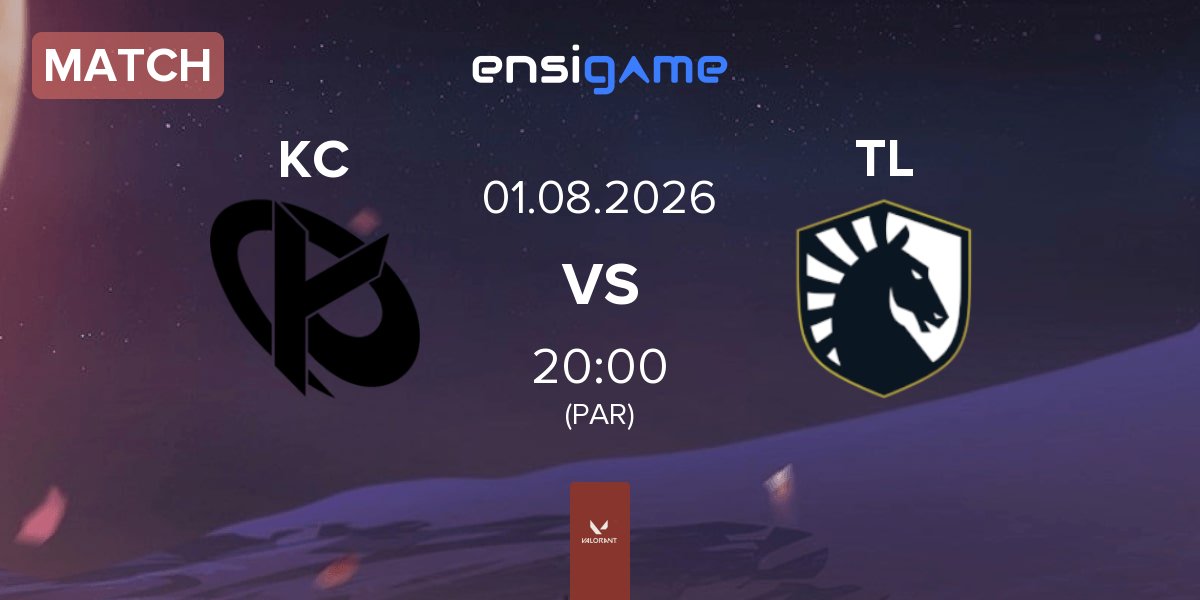 Partida Karmine Corp KC vs Team Liquid TL | 01.08
