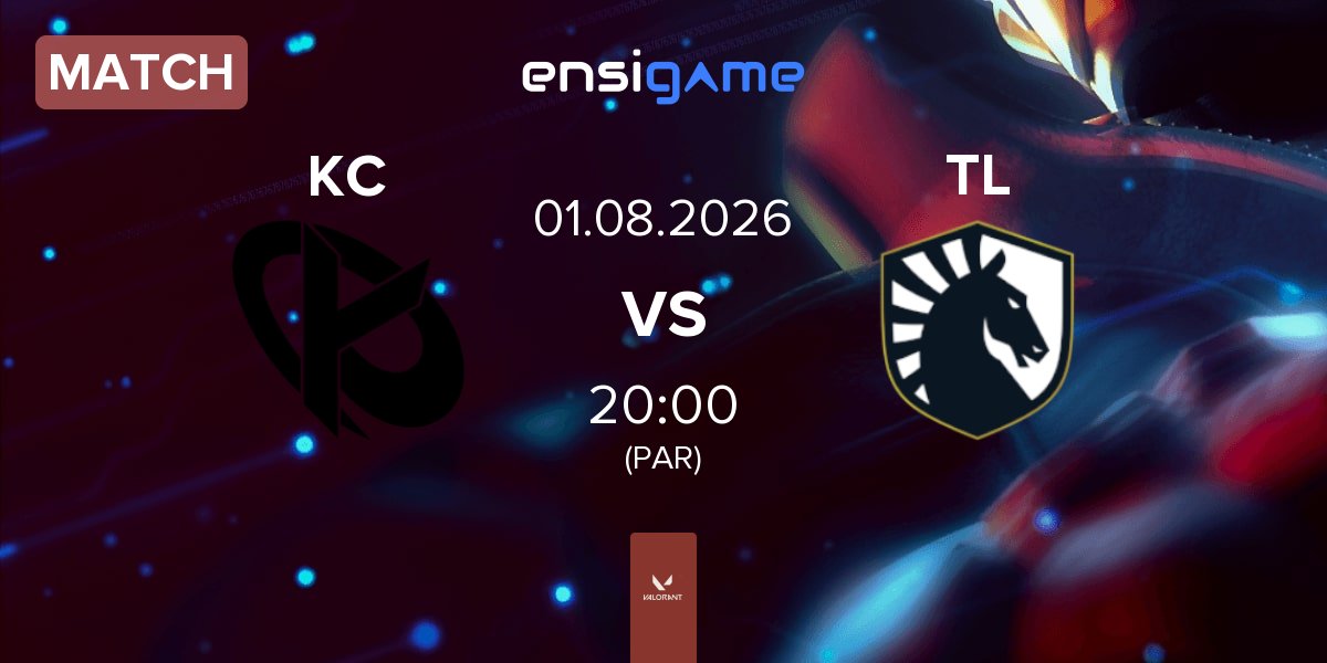 Match Karmine Corp KC vs Team Liquid TL | 01.08