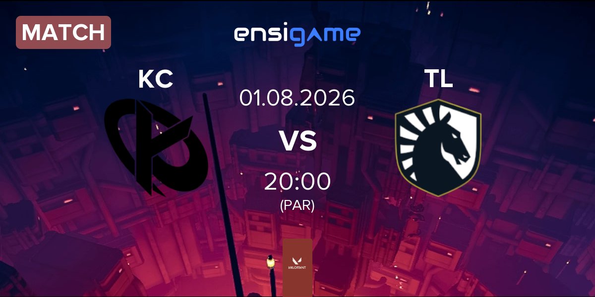 Match Karmine Corp KC vs Team Liquid TL | 01.08