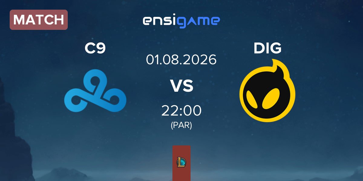Match Cloud9 C9 vs Dignitas DIG | 01.08