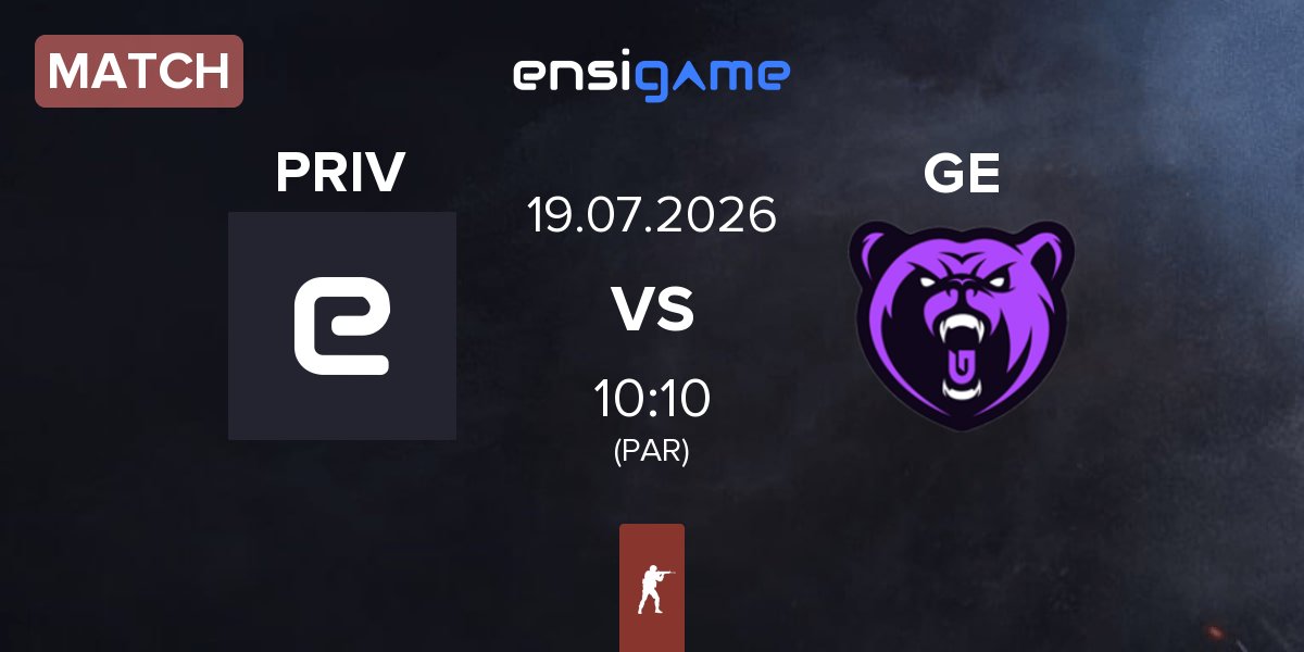 Match Privateer PRIV vs Glitchtech Esports GE | 19.07