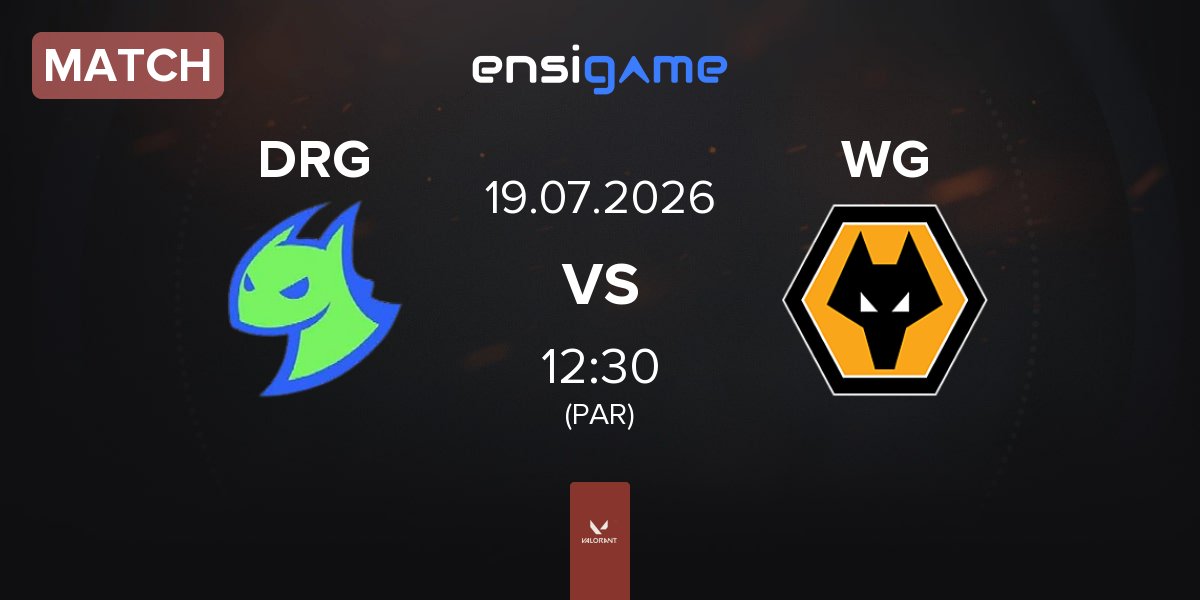 Match Dragon Ranger Gaming DRG vs Wolves Esports WG | 19.07