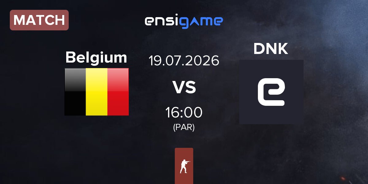 Partida Belgium vs Denmark DNK | 19.07