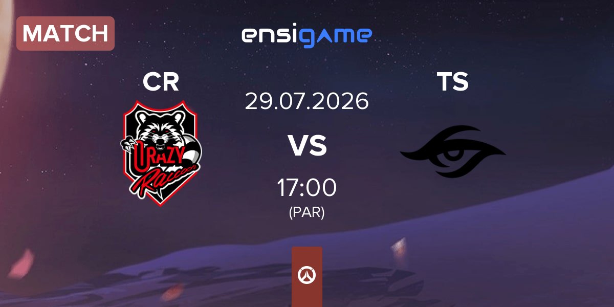 Match Crazy Raccoon CR vs Team Secret TS | 29.07