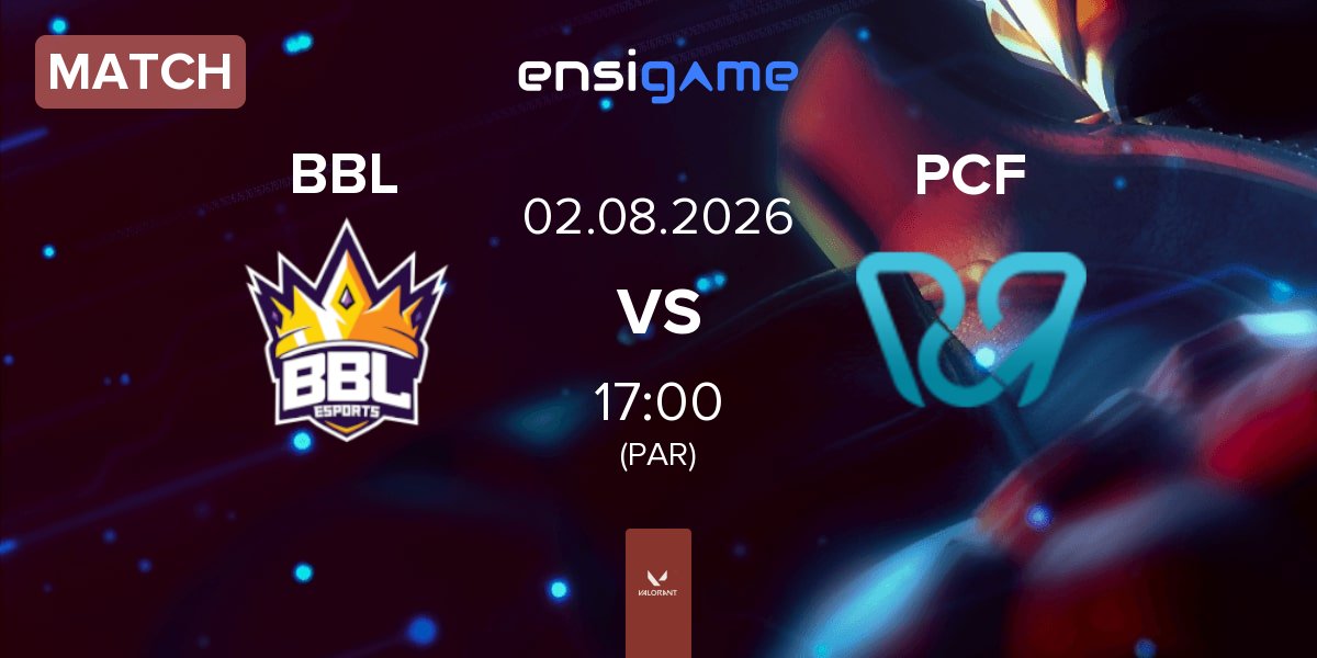 Match BBL Esports BBL vs Pcific Esports PCF | 02.08