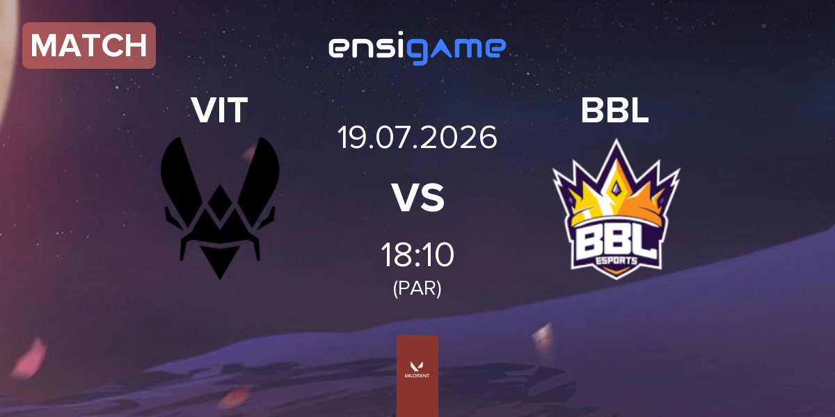 Partida Team Vitality VIT vs BBL Esports BBL | 19.07
