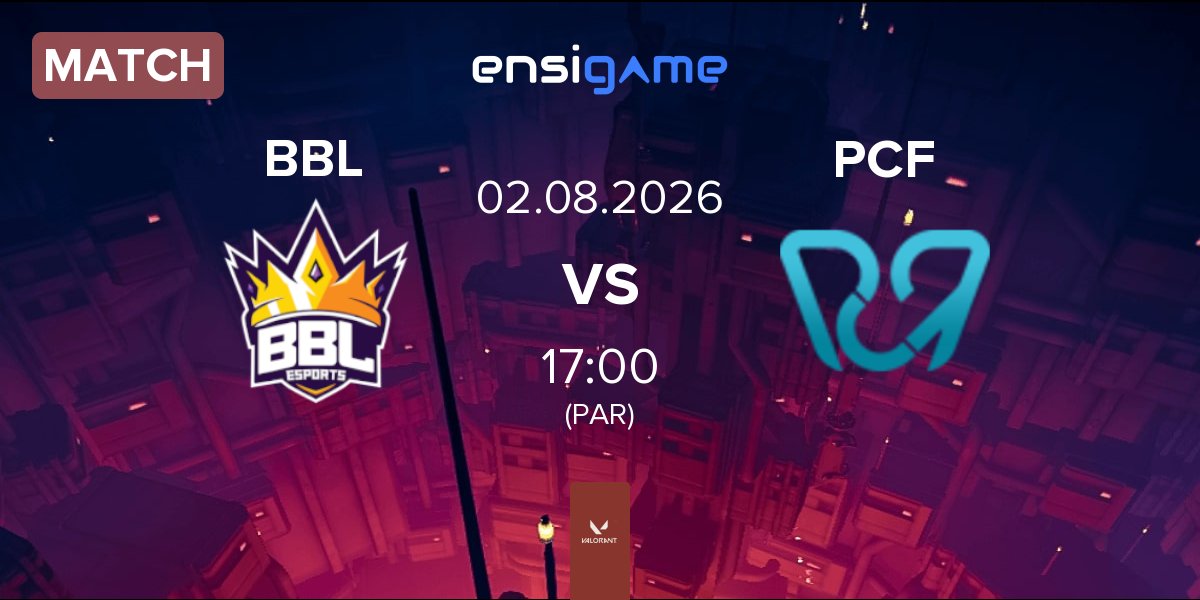 Partida BBL Esports BBL vs Pcific Esports PCF | 02.08