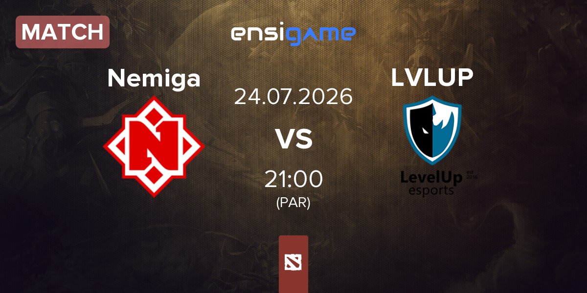 Match Nemiga Gaming Nemiga vs Level UP LVLUP | 24.07