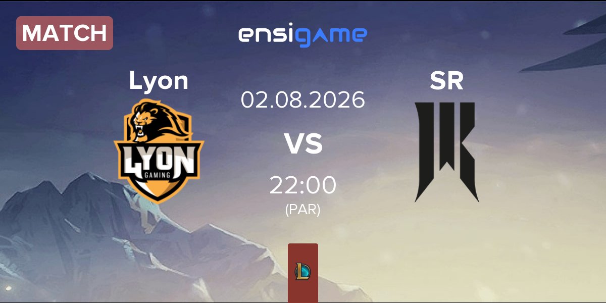 Match Lyon Gaming Lyon vs Shopify Rebellion SR | 02.08