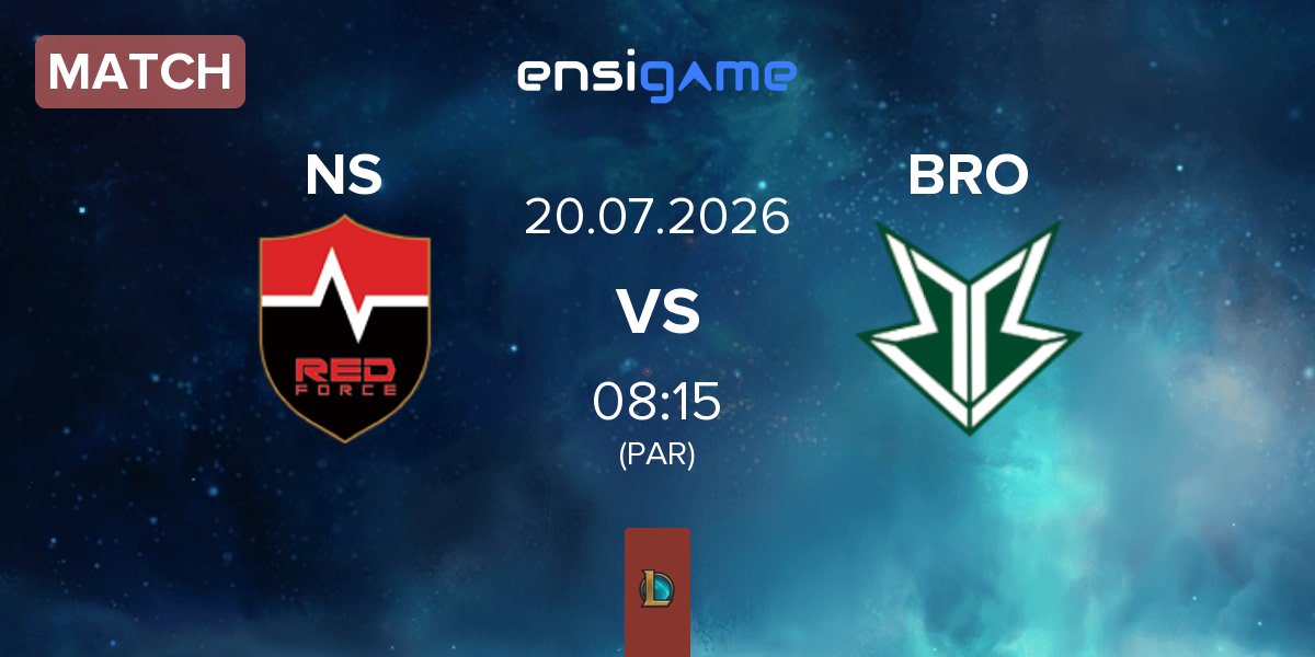 Partida Nongshim RedForce NS vs HANJIN BRION BRO | 20.07