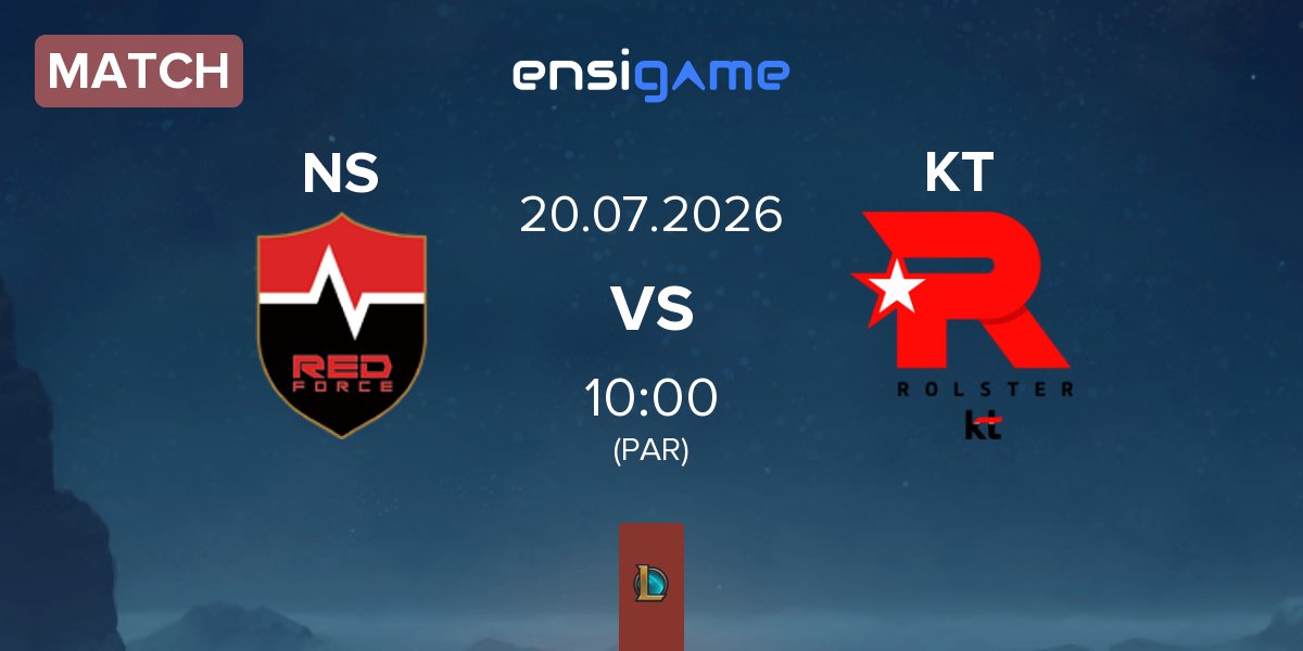 Partida Nongshim RedForce NS vs KT Rolster KT | 20.07