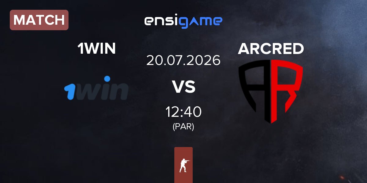 Match 1w Team 1WIN vs ARCRED | 20.07