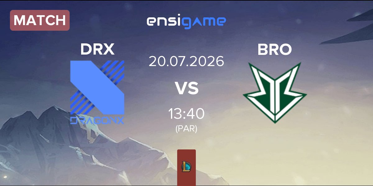 Partida Kiwoom DRX DRX vs HANJIN BRION BRO | 20.07