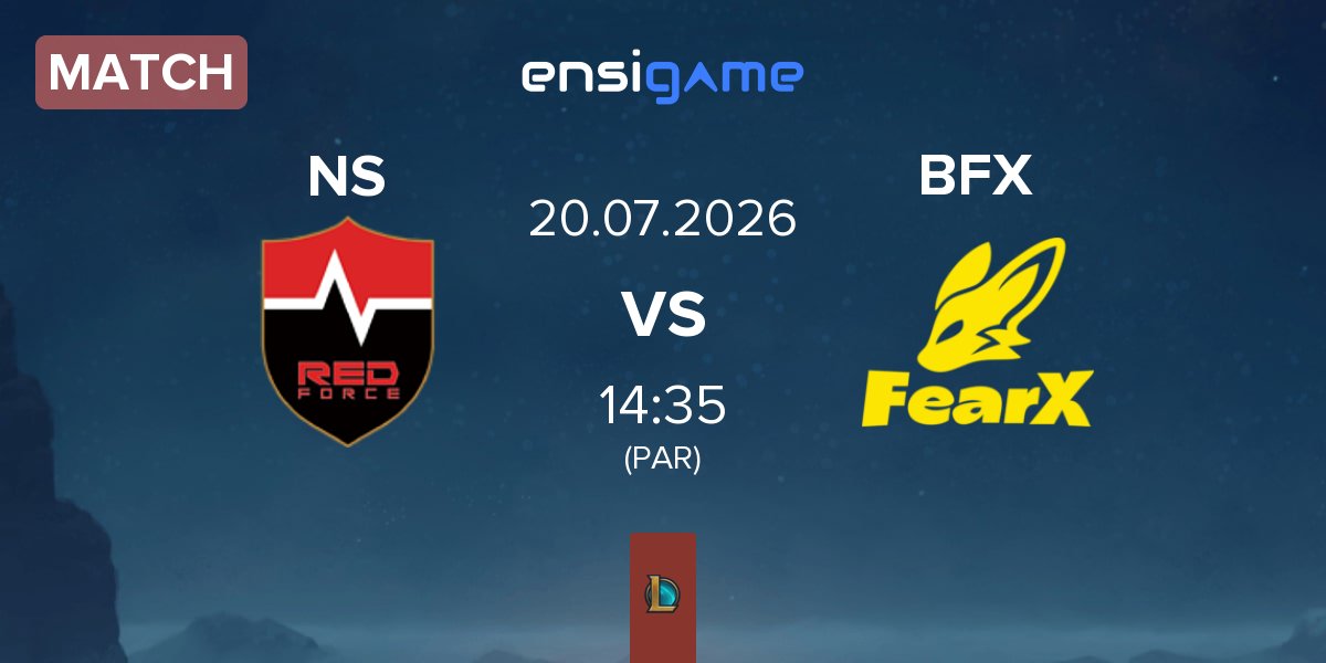 Partida Nongshim RedForce NS vs BNK FearX BFX | 20.07