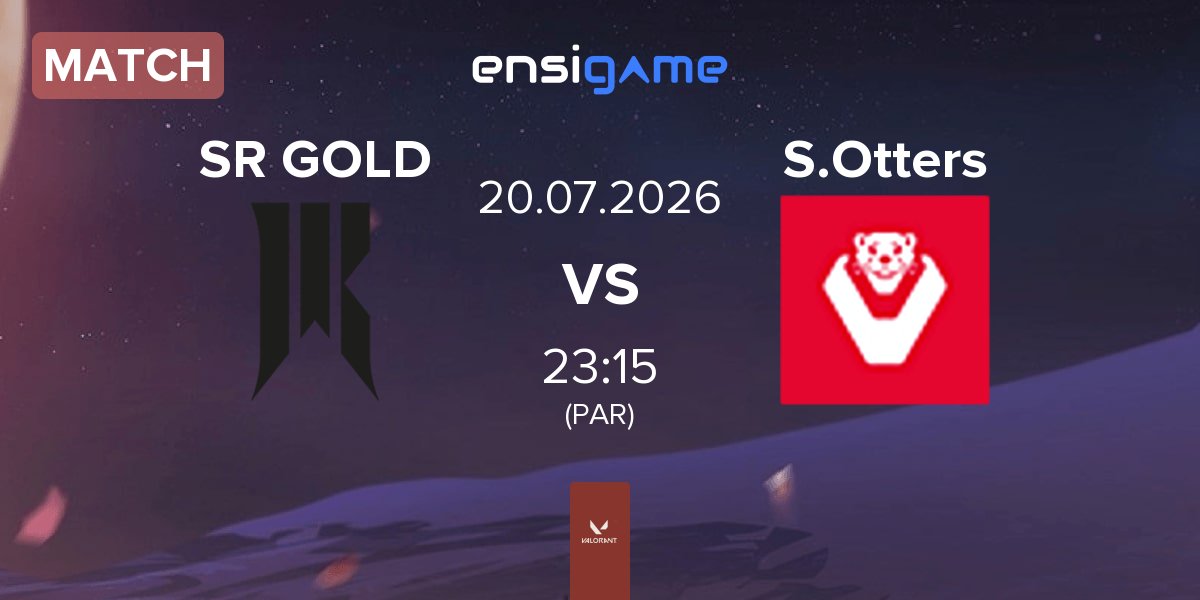 Match Shopify Rebellion GOLD SR GOLD vs SEN Otters S.Otters | 20.07