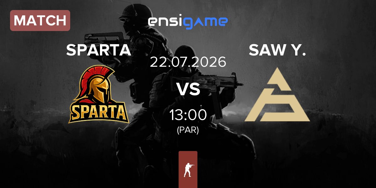 Match SPARTA Esports SPARTA vs SAW Youngsters SAW Y. | 22.07