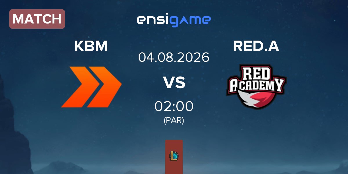 Match KaBuM!IDL KBM vs RED Academy RED.A | 04.08