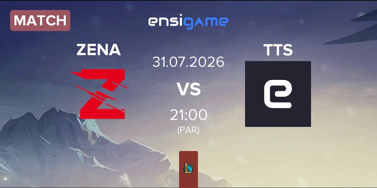Partida Zena Esports ZENA vs TITANS TTS | 31.07