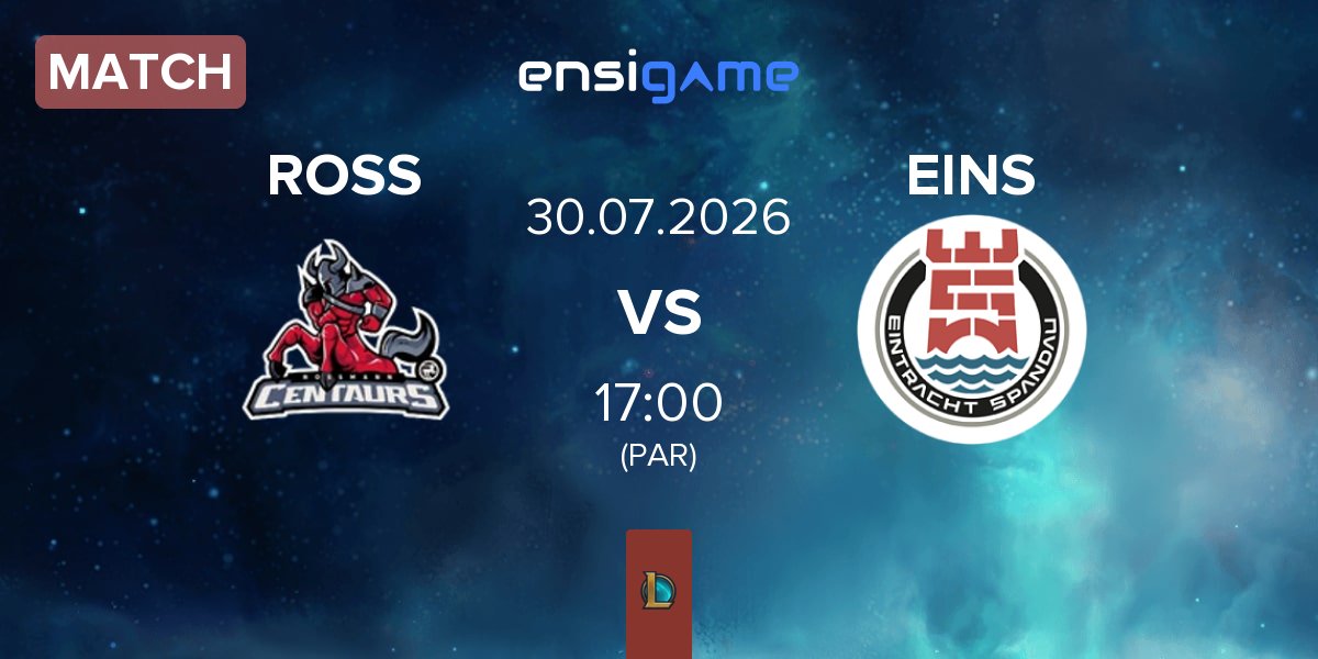 Partida ROSSMANN Centaurs ROSS vs Eintracht Spandau EINS | 30.07