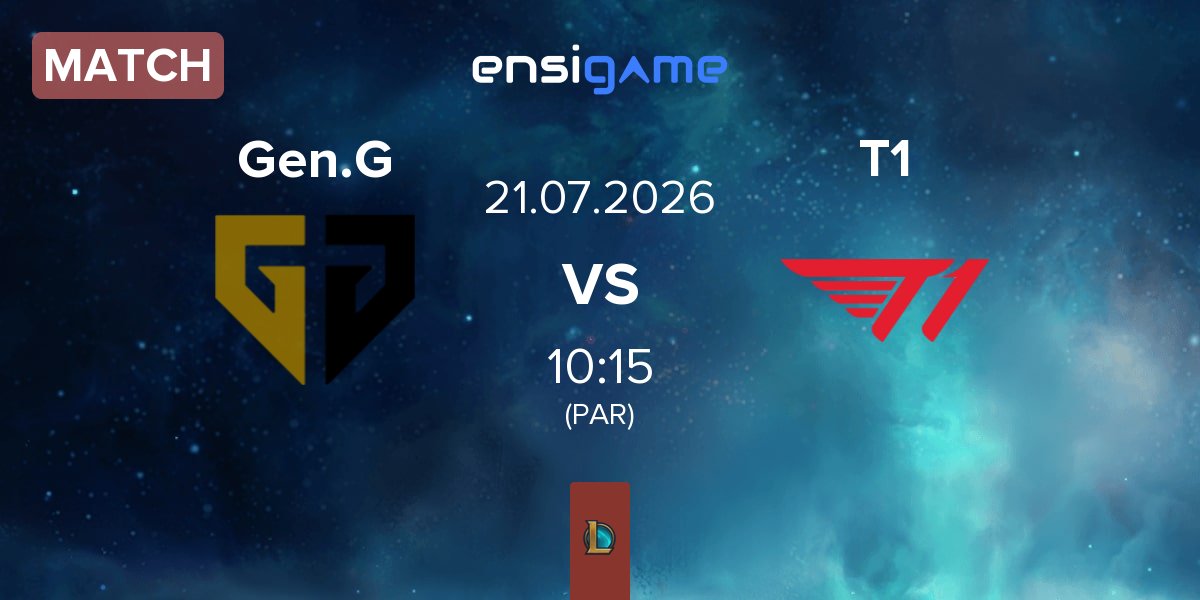 Match Gen.G Esports Gen.G vs T1 | 21.07