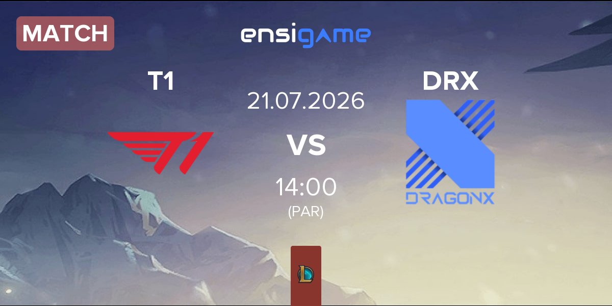 Partida T1 vs Kiwoom DRX DRX | 21.07