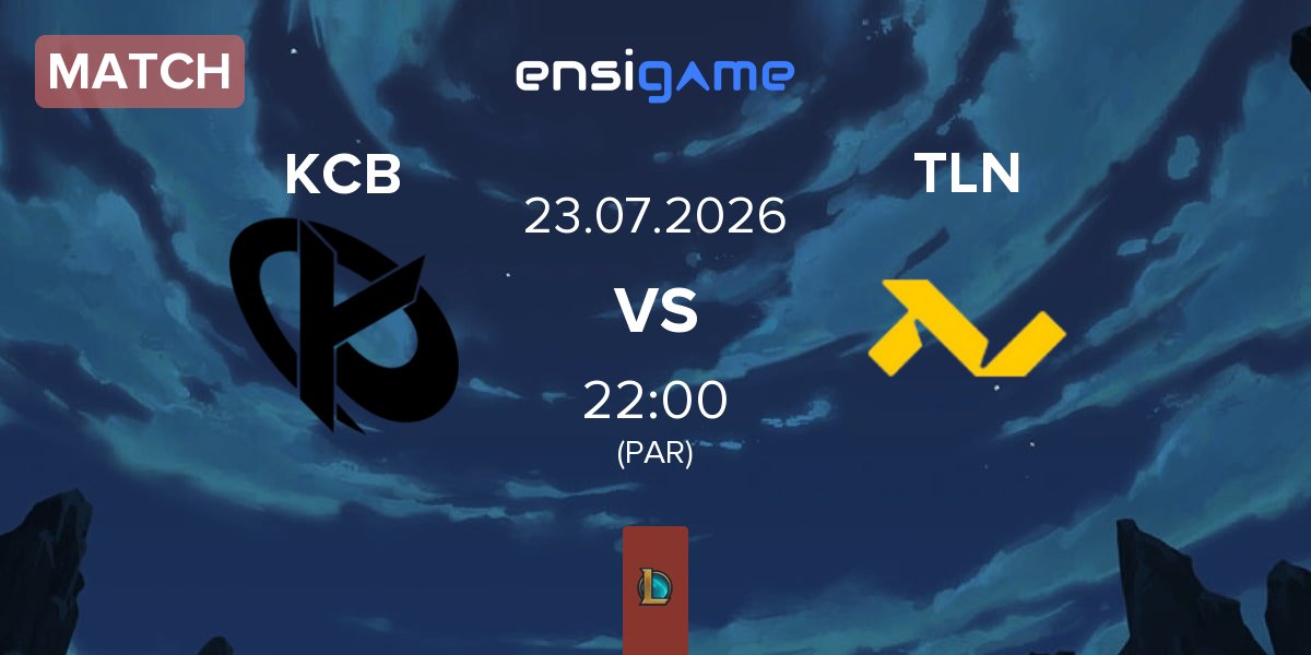 Match Karmine Corp Blue KCB vs TLN Pirates TLN | 23.07