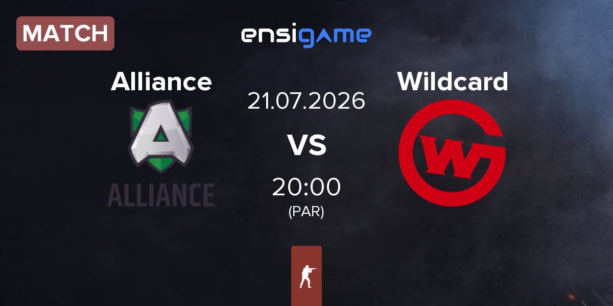 Match Alliance vs Wildcard Gaming Wildcard | 21.07