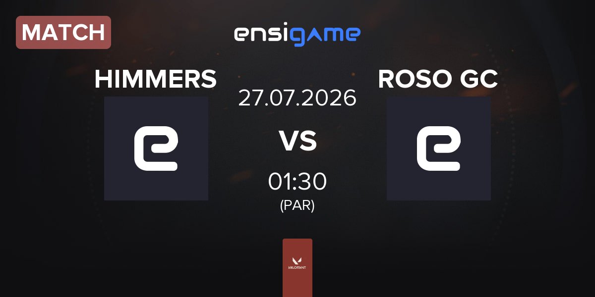 Match HIMMERS vs ROSO GC | 27.07