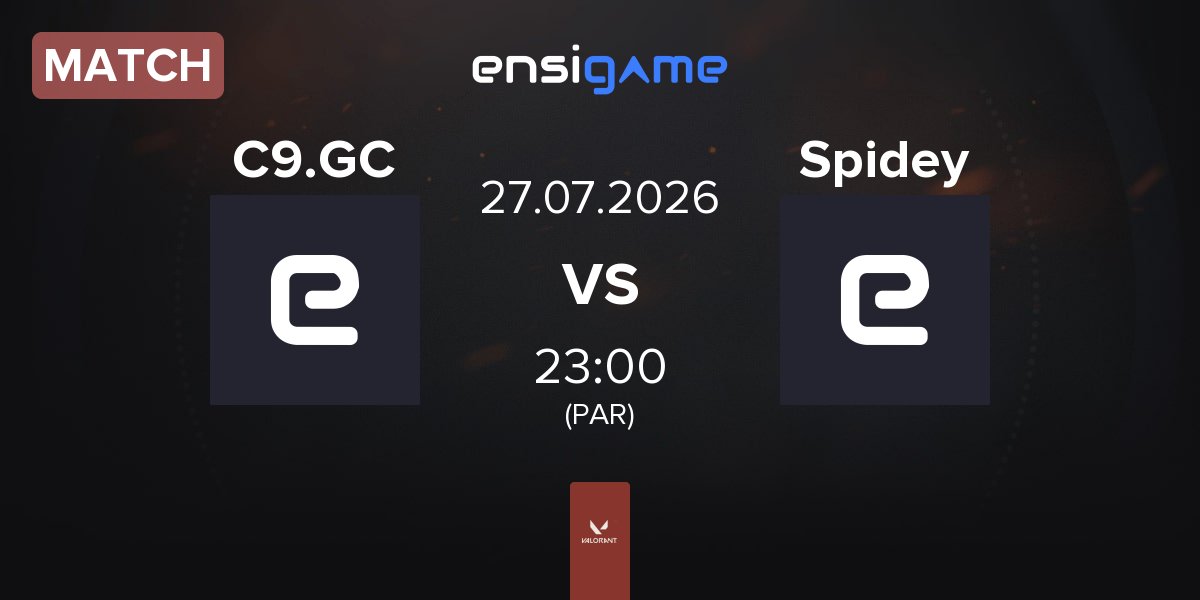 Match Cloud9 GC C9.GC vs The Spiders Spidey | 27.07