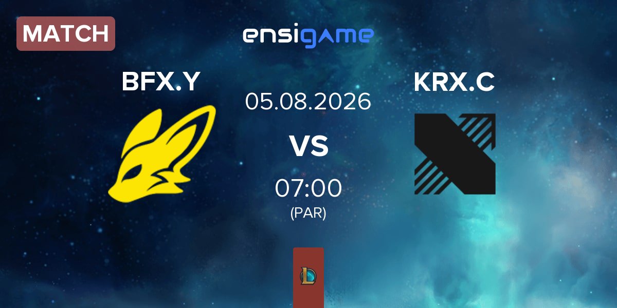 Match BNK FearX Youth BFX.Y vs Kiwoom DRX Challengers KRX.C | 05.08