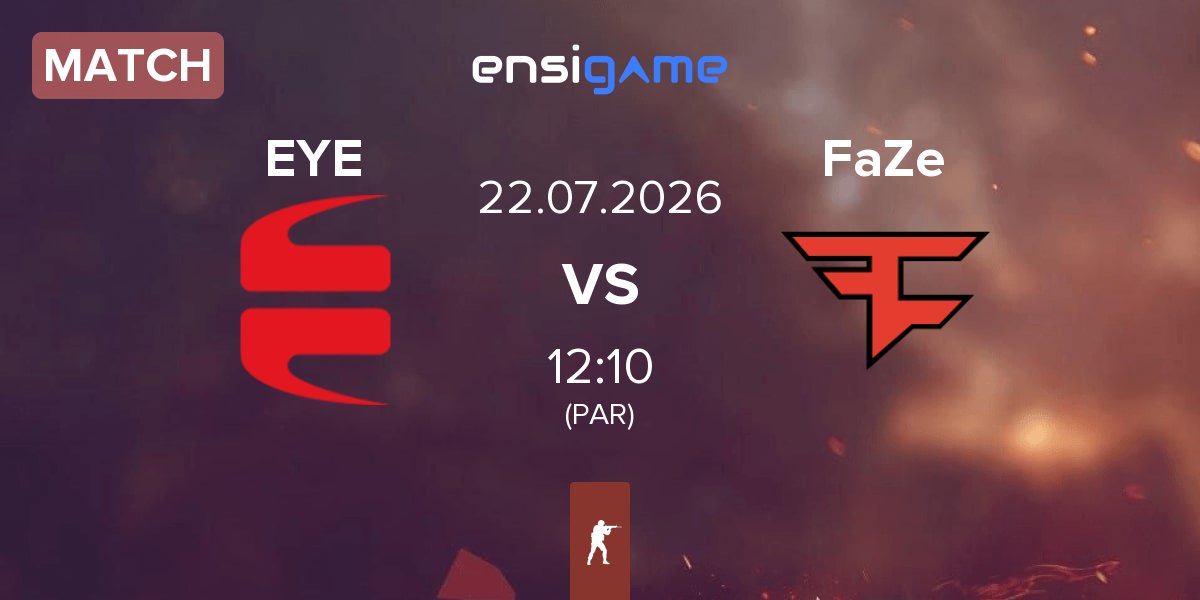Partida EYEBALLERS EYE vs FaZe Clan FaZe | 22.07