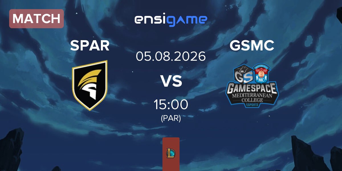 Match Spartans EU SPAR vs Gamespace Mediterranean College Esports GSMC | 05.08
