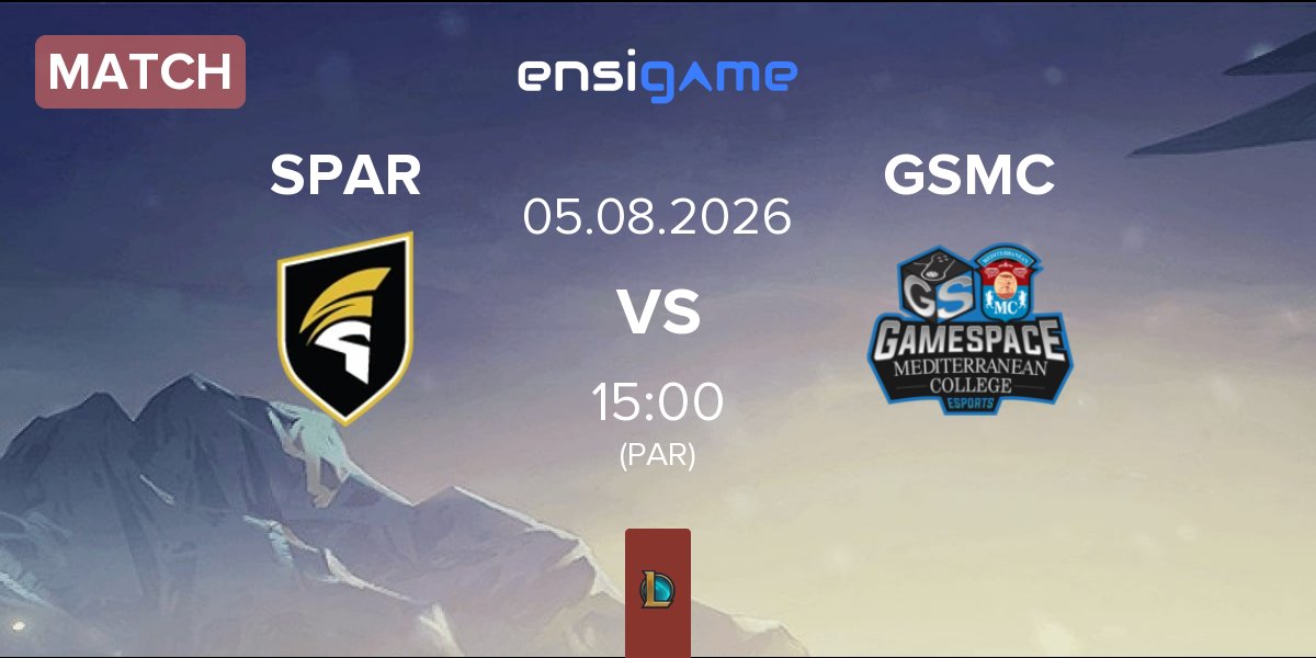Match Spartans EU SPAR vs Gamespace Mediterranean College Esports GSMC | 05.08
