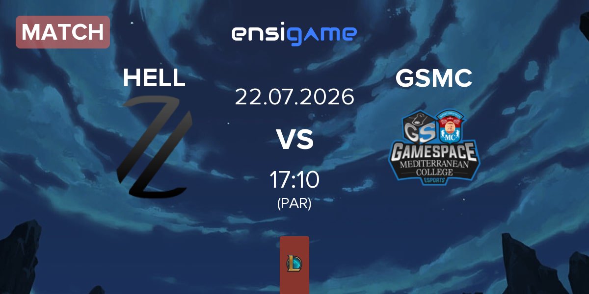 Partida Zerolag Esports HELL vs Gamespace Mediterranean College Esports GSMC | 22.07
