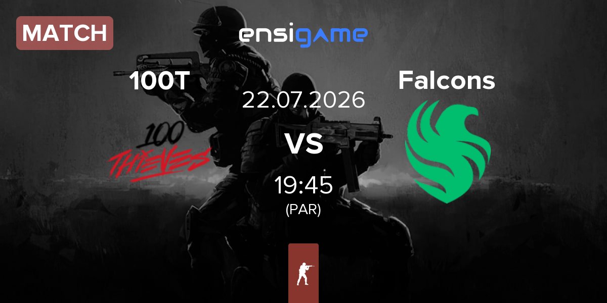 Partida 100 Thieves 100T vs Team Falcons Falcons | 22.07