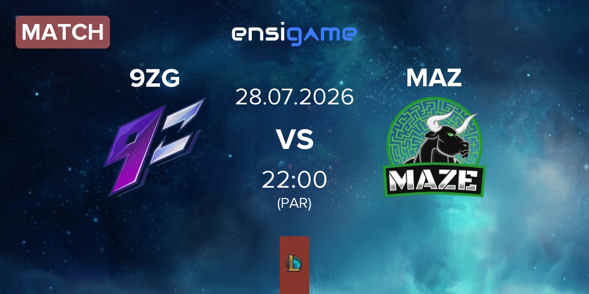 Match 9z Team 9ZG vs Maze Gaming MAZ | 28.07