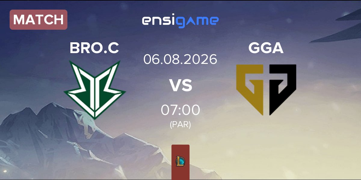 Partida HANJIN BRION Challengers BRO.C vs Gen.G Global Academy GGA | 06.08