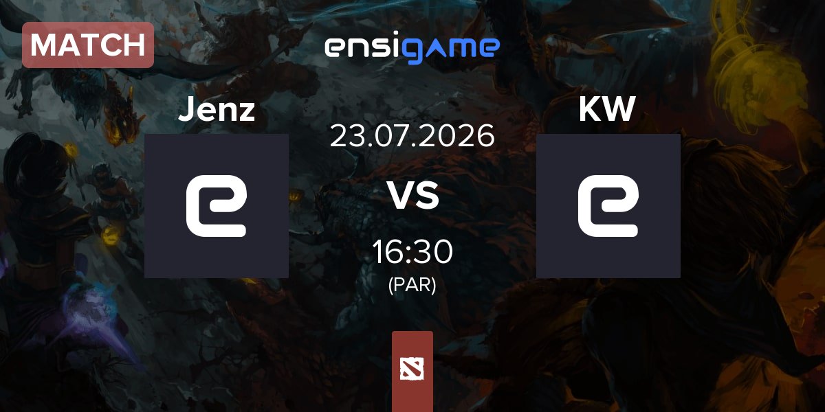 Match Team Jenz Jenz vs KW | 23.07