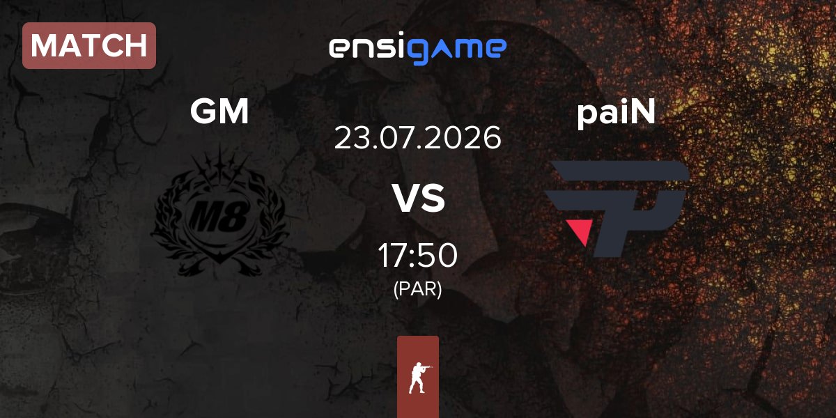 Match Gentle Mates GM vs paiN Gaming paiN | 23.07
