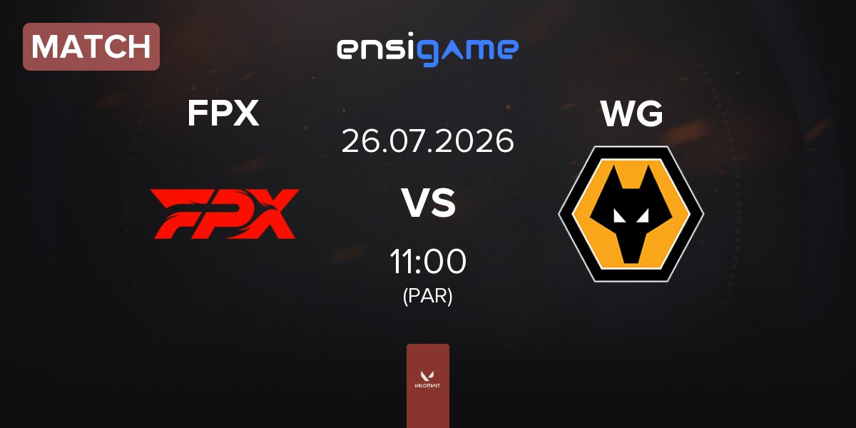 Partida FunPlus Phoenix FPX vs Wolves Esports WG | 26.07