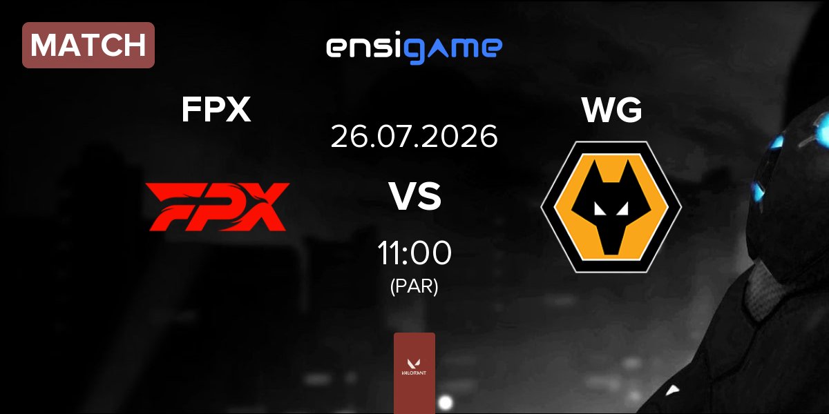 Match FunPlus Phoenix FPX vs Wolves Esports WG | 26.07