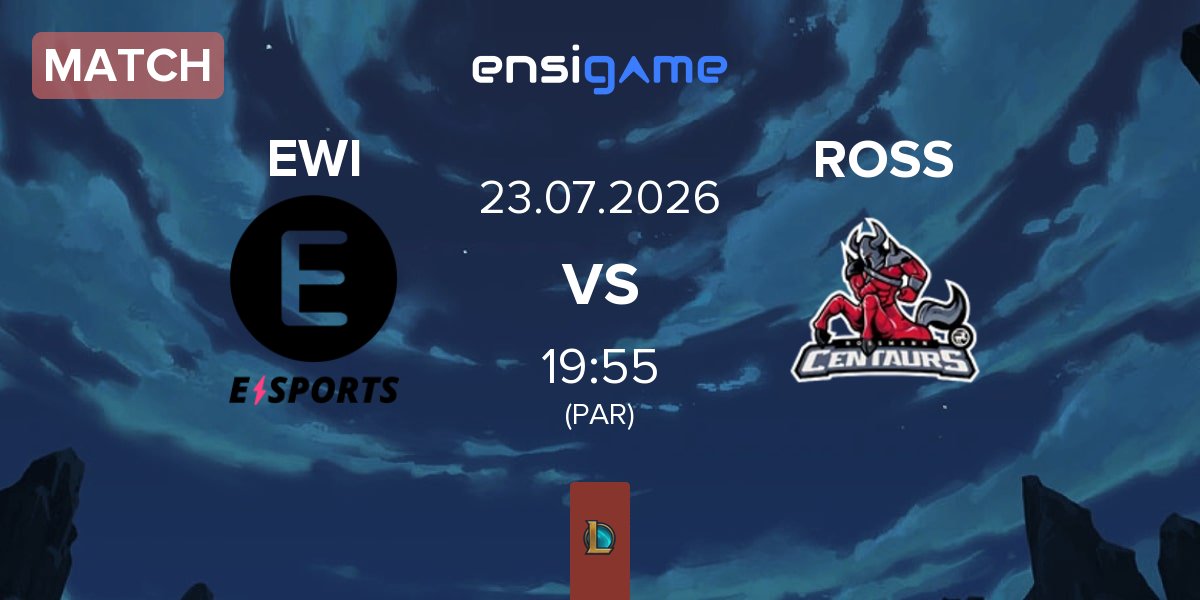 Match E WIE EINFACH E-SPORTS EWI vs ROSSMANN Centaurs ROSS | 23.07