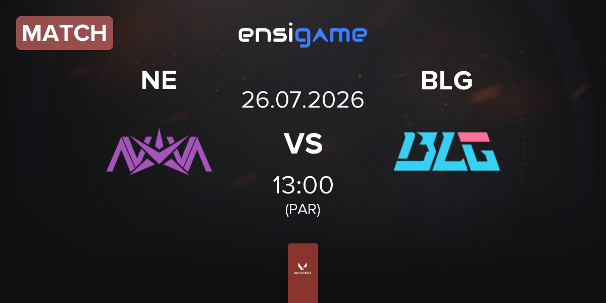 Match Nova Esports NE vs Bilibili Gaming BLG | 26.07