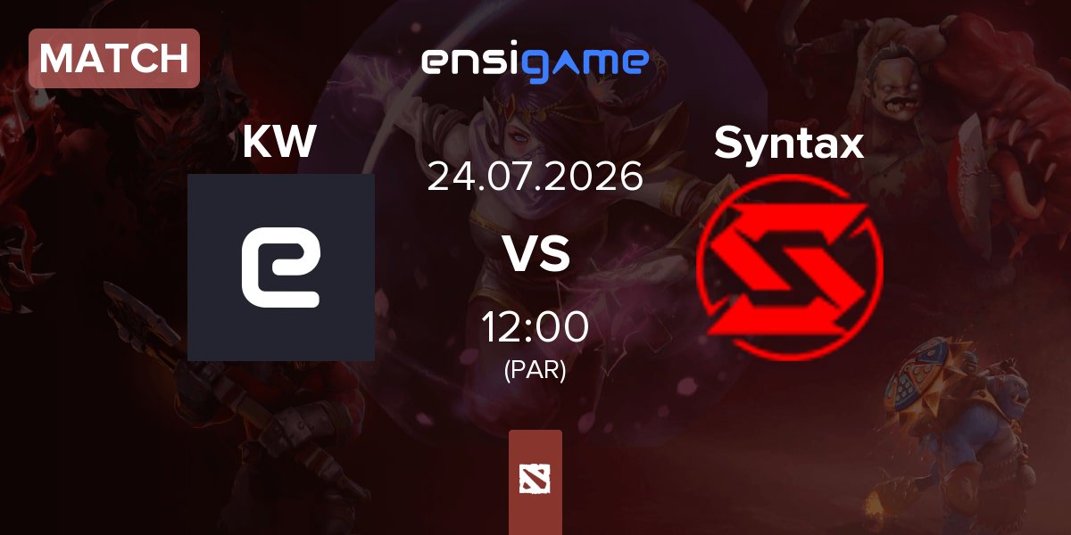 Partida KW vs Team Syntax Syntax | 24.07