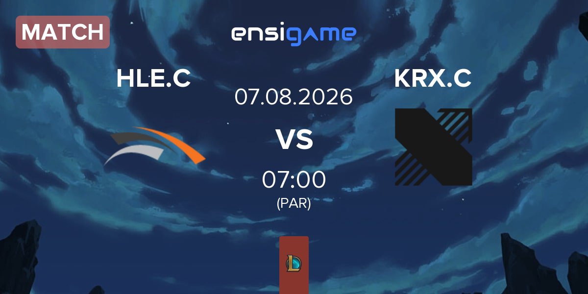 Partida Hanwha Life Esports Challengers HLE.C vs Kiwoom DRX Challengers KRX.C | 07.08