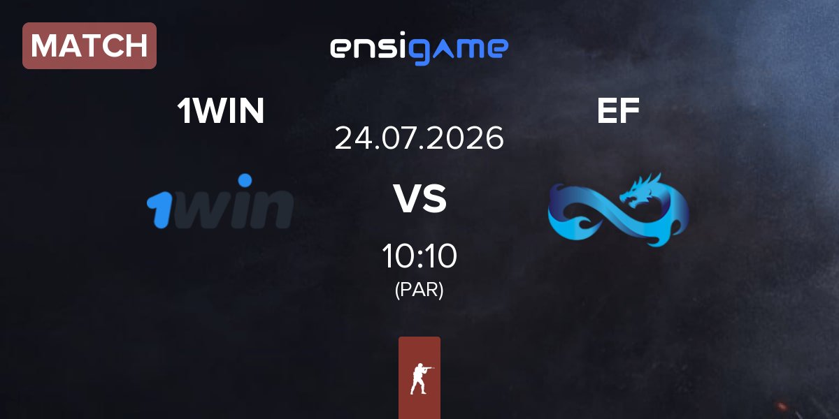 Partida 1w Team 1WIN vs Eternal Fire EF | 24.07