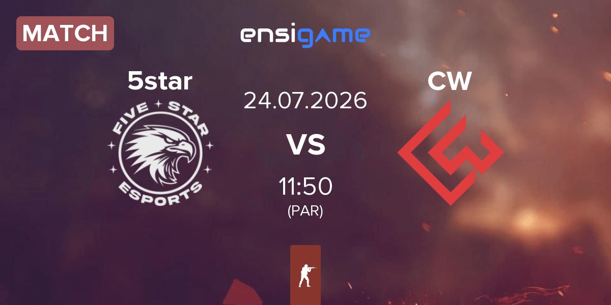 Match 5star eSports 5star vs Chinggis Warriors CW | 24.07