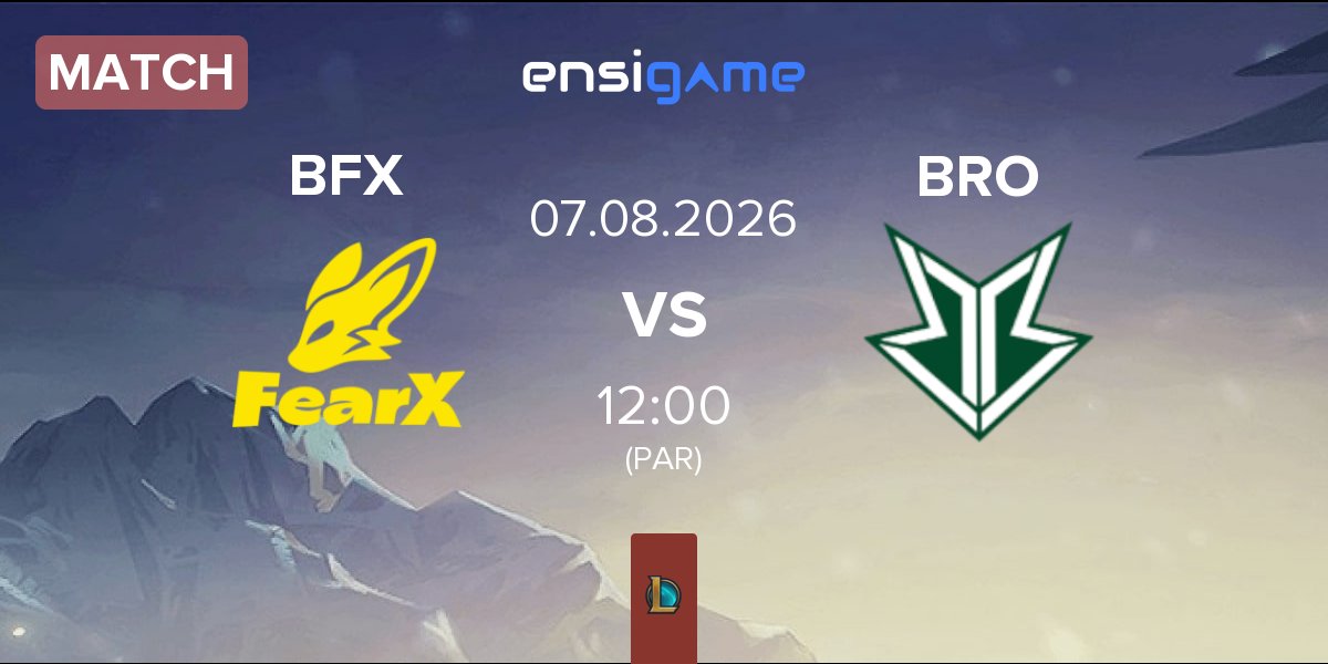 Partida BNK FearX BFX vs HANJIN BRION BRO | 07.08