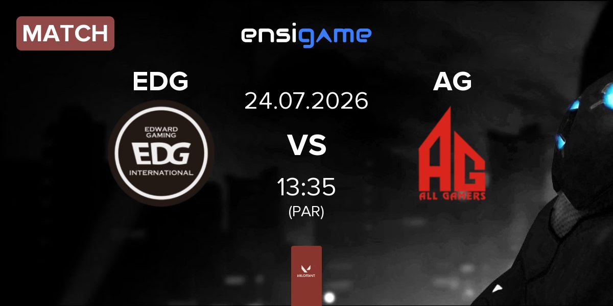 Match Edward Gaming EDG vs ALL GAMERS AG | 24.07